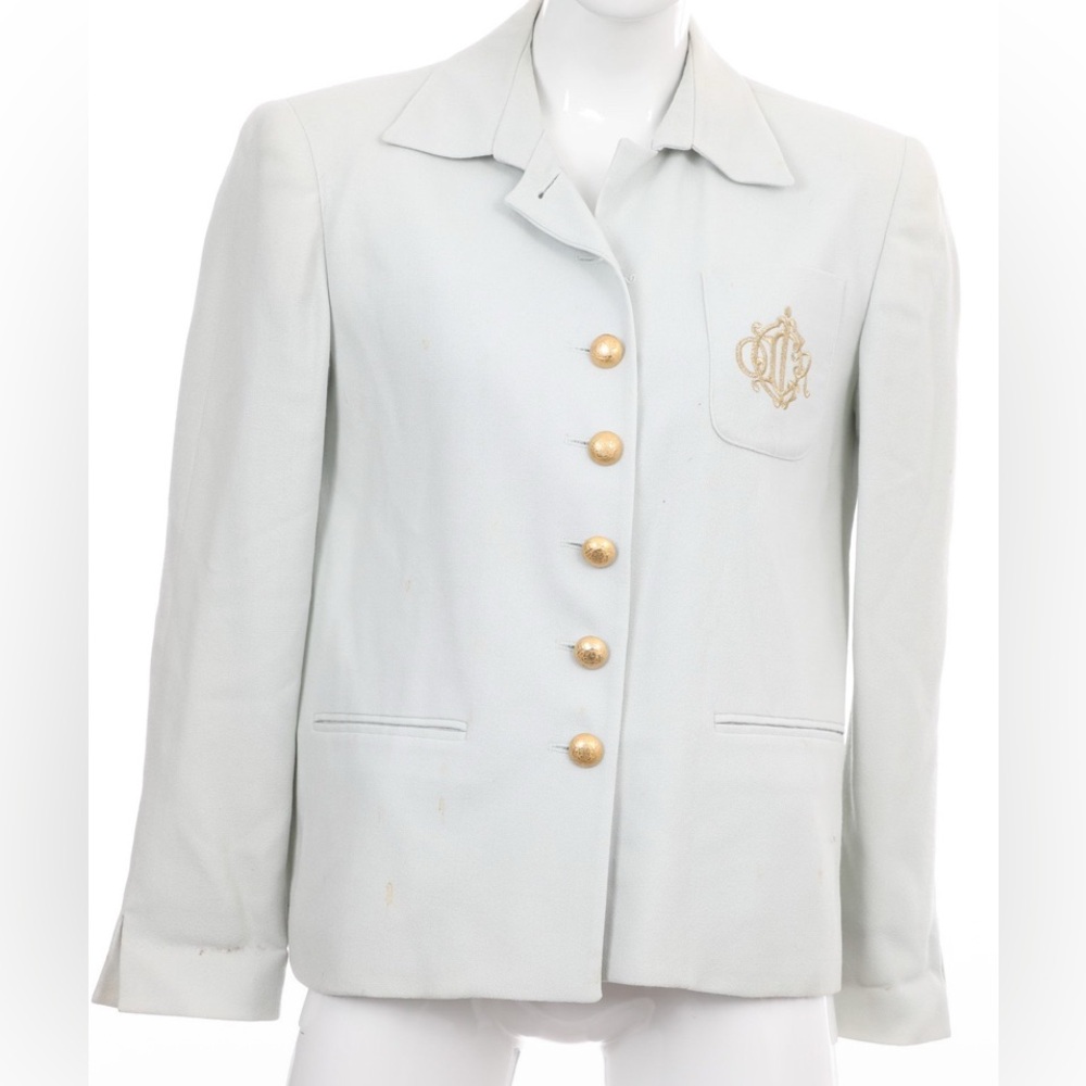 Dior Logo Pale Green Blazer (6)